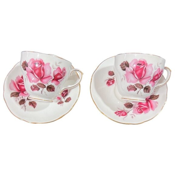 Vintage Duchess Set of 2 bone China tea sets - Picture 2 of 8